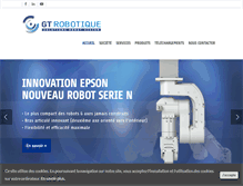 Tablet Screenshot of gtrobotique.fr
